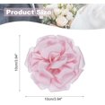 thumbnail image 2 of Silk Satin Flower Brooch Pin, Large Peony Floral Lapel Pin, 2 of 5