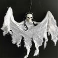 thumbnail image 2 of Skull Ghost Halloween Decorations Haunted House Horror Red, 2 of 5