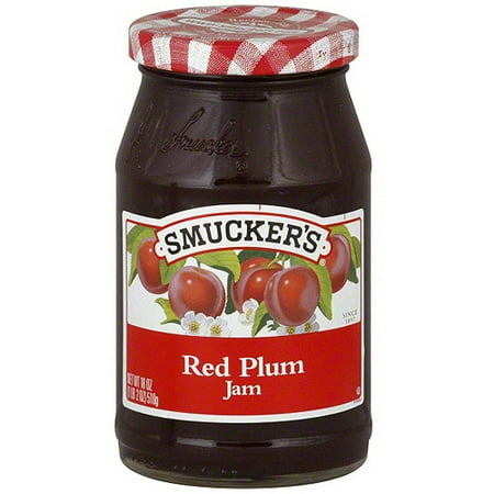 Smucker's Red Plum Jam, 18 oz (Pack of 12)