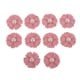 thumbnail image 1 of 10 Uds Botón De Flor De Diamantes De Imitación De Perlas Sunnimix Rosa + Perla, 1 of 8