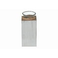 thumbnail image 1 of IH Casa Decor White Wooden Tealight Candle Holder With Rope 6.30", 1 of 4