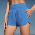 thumbnail image 4 of 2024 Women's Running Shorts Elastic High Waisted Shorts Pocket Sporty Workout Shorts Quick Dry Athletic Shorts Pants, 4 of 7