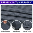 thumbnail image 3 of Stretch Chair Covers for Dining Room Set of 6, Removable Washable Dining Room Chair Covers, Dining Chair Slipcovers Seat Protector, Great Home Decor and Banquet Upholstery (Gray, 6 Pack), 3 of 7