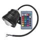 thumbnail image 5 of Lámpara de jardín con luz LED para piscina impermeable para exteriores RGB de 5W con control remoto (negro) 110-240V, 5 of 12
