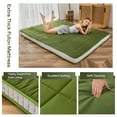 Futon Mattress, Padded Japanese Floor Mattress Quilted Bed Mattress