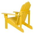 thumbnail image 5 of Shine Company Marina II Solid Wood Adirondack Chair, Lemon Yellow, 5 of 5