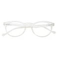 thumbnail image 2 of grinderPUNCH Lunettes de Lecture Rondes Ovales Légères pour Hommes et Femmes Lunettes de Lecture +2,50, Transparent, 2 of 5