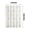 thumbnail image 3 of Dadiaei Shower Curtain, Bathroom Curtain, Waterproof Curtain - Bathroom Shower Curtain Proof Printed, Toilet Partition Curtain, No Need To Punch Holes, Includes Hooks, 3 of 8