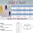 thumbnail image 3 of Casual Pants for Women Summer Capri Pants Contrast Slim Fit Sporty Cropped Harem Lightweight Trousers Womens Sweat Pants Yellow L, 3 of 4