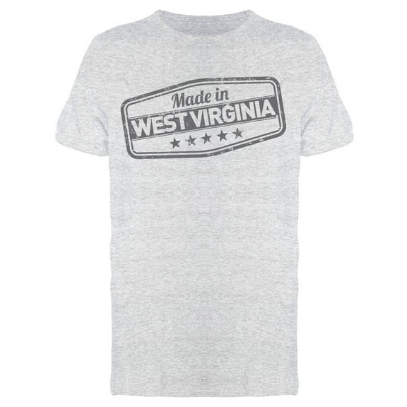 Made In West Virginia Art Tee Men's -Image by Shutterstock