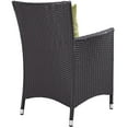 thumbnail image 5 of Modway Convene 11-Piece Aluminum and Rattan Patio Dining Set in Espresso/Peridot, 5 of 7