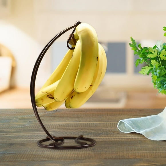 Banana Holder,Banana Holder Stand Modern Banana Tree Hanger,Iron Banana Rack for Home Kitchen dining table,Banana Hanger Banana Holder Tree Stand Hook,Kitchen Countertop Accessories Banana