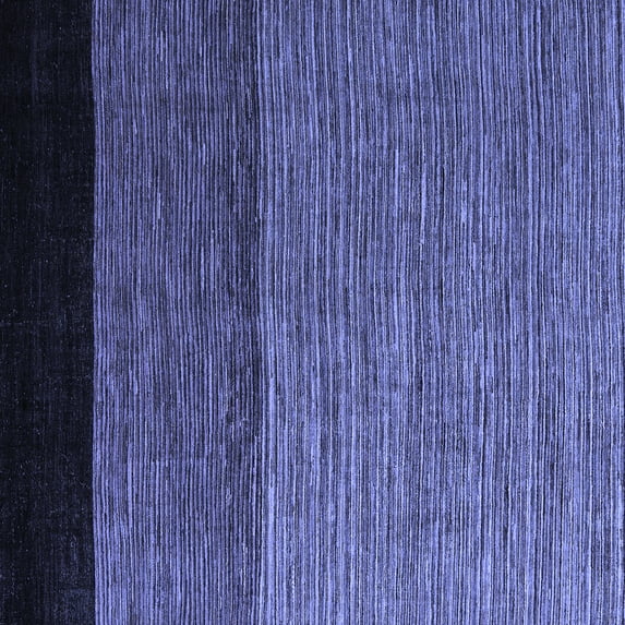 Ahgly Company Indoor Square Abstract Blue Modern Area Rugs, 8' Square