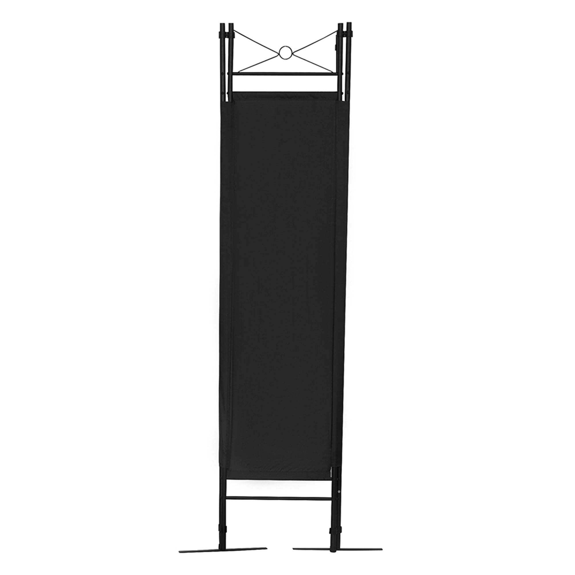 Kadyn 4-Panel Metal Folding Room Divider, 5.94Ft Freestanding Room Screen Partition Privacy Display for Bedroom, Black Kadyn 4-Panel Metal Folding Room Divider, 5.94Ft Freestanding Room Screen Partition Privacy Display for Bedroom, Black