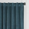 thumbnail image 3 of Eclipse Absolute Zero Harper Absolute Zero 100% Blackout 50 x 95 Curtain Panel in Teal, 3 of 3