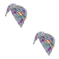 thumbnail image 4 of Jumpingount Turbantes para mujer Skullcap plisado Swirly Headcover Type4 NO4, 4 of 6