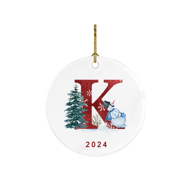 Coche Decoraciones de Navidad 2025 Nuevo 26 Carta de Navidad Muñeco de Nieve Colgante de Navidad - Colgante de Coche de Acrílico Santa Navidad Muñeco de Nieve Decoraciones