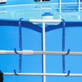 thumbnail image 4 of 2Pcs Blue Pool Pole Hooks Pool Fence Hooks Pool Side Pool Leaf Skimmer Grid Rack, 4 of 9
