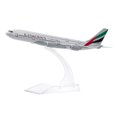 thumbnail image 2 of Dream Lifestyle UAE A380 Single Die-Cast Plane with Base,Plane Metal Aircraft Toys Air Plane Model for Kids Boy Birthday, 2 of 5