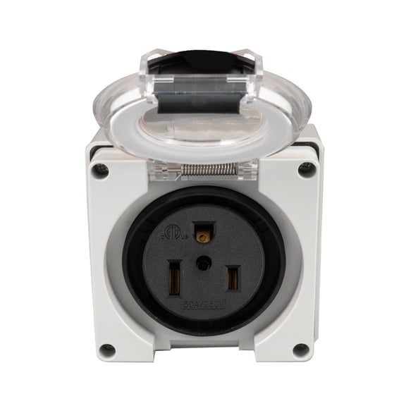 HIITIO NEMA 6-50R 50A 250V Receptacle Outlet EV Charger Welder 2P3W ETL