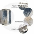 thumbnail image 5 of 72x78 Inch Shower Curtain Navy Blue Grey Bathroom Decor Waterproof Fabric Bathtub Bath Curtains Decorative Modern Abstract Art Rustic Extra Long Shower Curtain Set with Hooks, 5 of 6