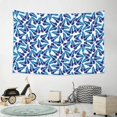 thumbnail image 6 of Xecao Blue Butterflies Print Tapestry, Wall Hanging Room Funny Decor, Backdrop Room Decor for Bedroom Living Room dormitory, 6 of 8