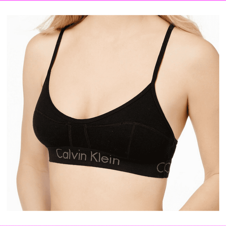 Calvin Klein Women's Comfortable Fit Body Unlined Bralette S/Black