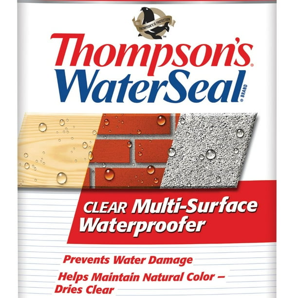 Thompson S Waterseal Multi Surface Waterproofer Clear 1 Gallon Thompson S Waterseal Multi Surface