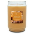 thumbnail image 2 of (4 pack) Mainstays Salted Caramel Butterscotch Scented Single Wick Candle, 20 oz., 2 of 6