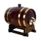 thumbnail image 5 of Barril de madera, barril de cerveza con soporte, decoración vintage, regalo, barril de vino, cubo de vino para entretenimiento de vino 3 litros retro, 5 of 9