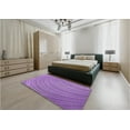 thumbnail image 4 of Ahgly Company Indoor Rectangle Patterned Violet Purple Area Rugs, 2' x 4', 4 of 6