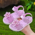 thumbnail image 2 of Tween Girls Sandals Casual Vacation Fixed Open Toe Shoes for Kids Size 10.5-11T, 2 of 5