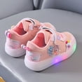 thumbnail image 5 of Futezty Toddler Boys Girls Light Up Shoes Lightweight Mesh Breathable Sneakers for Toddler and Little Kid Flat Shoes Girls Shoes, 5 of 6
