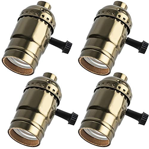 Industrial Mini Pendant Light Set Single Vintage Socket E26 E27 Lampholder JACKYLED UL Industrial Wall Sconces 2-Pack with LED Bulb Copper Industrial Mini Pendant Light Set Single Vintage Socket E26 E27 Lampholder JACKYLED UL Industrial Wall Sconces 2-Pack with LED Bulb Copper
