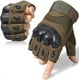 thumbnail image 1 of Guantes tácticos sin dedos para moto, motocicleta, ciclismo, escalada, senderismo, caza, guantes protectores de nudillos, transpirables, ligeros, militares al aire libre para tiro, caza, mot, 1 of 5
