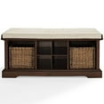 thumbnail image 3 of Crosley Banc d'Entrée de Rangement Brennan avec Paniers en Acajou, 3 of 6