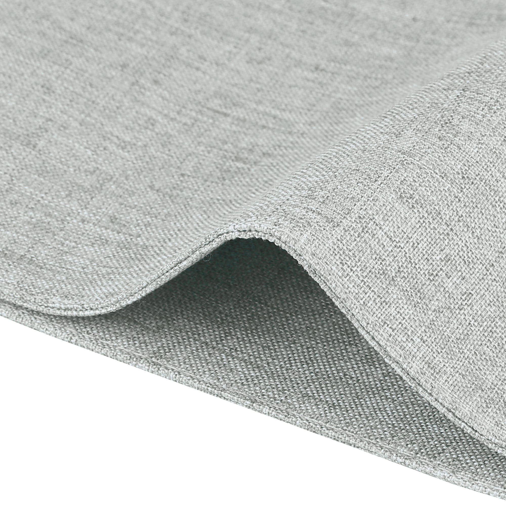 Unique Bargains Placemats Set of 6 Heat Resistant Place Imitation Linen Place Table Mats Light Grey