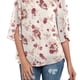 thumbnail image 3 of Camiseta de gasa para mujer,Top de cuello redondo informal de media manga, camiseta de gasa informal, integración sin costuras, 3 of 5