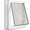 White-Large, variant on Dog Door For Pets Up To 20 Lb  Weatherproof Pet Cats And Dogs Durable Snap-in Closing Panel Included Suitable Interior Exterior Doors(small White)