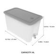 thumbnail image 2 of HEALEEP Distributeur d'Eau de Bureau pour Fêtes avec Stockage d'Eau Froide en PVC Gris Lot de 1, 2 of 8