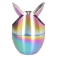 thumbnail image 3 of Desktop Trash Can 304 Stainless Steel Small EggShaped Design Trash Can for Home Office(Colorful ), 3 of 14