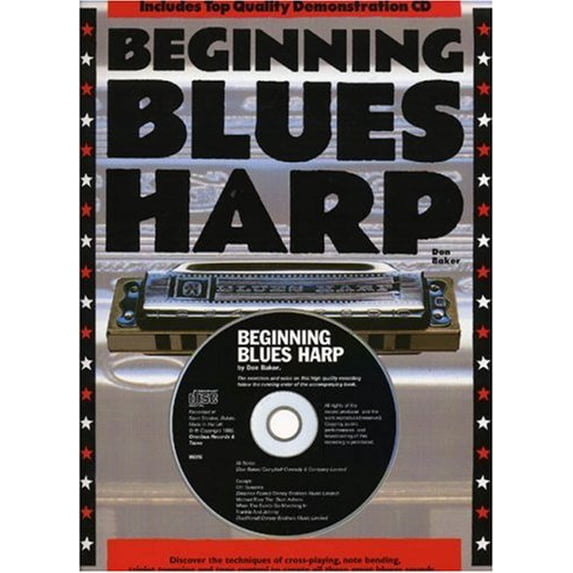 Pre-Owned Beginning Blues Harp (Book & CD) Paperback