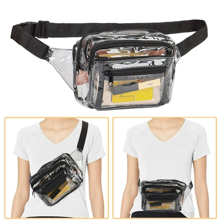 Clear Belt Bag Clear fanny pack stadium approved for