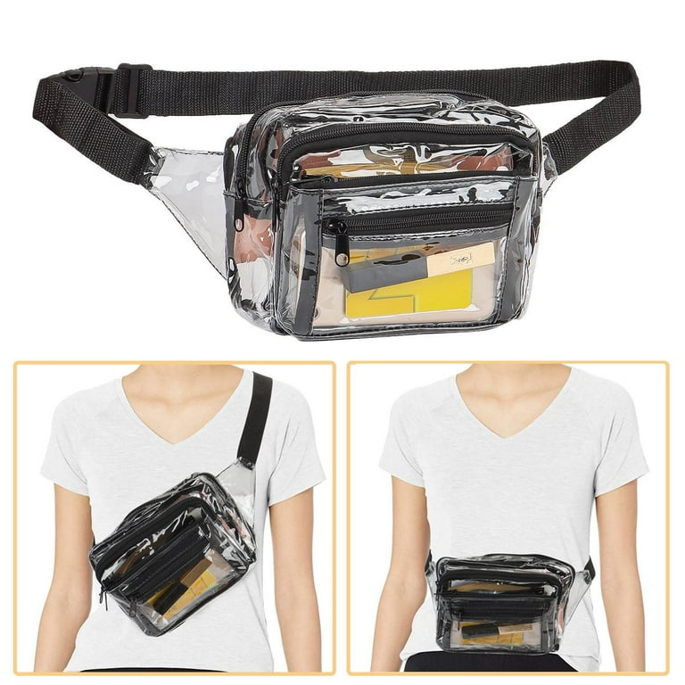 Clear Belt Bag Clear fanny pack stadium approved for