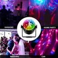 thumbnail image 5 of Voice-Activated Rotating Party Lights USB RGB Colorful Stage Ball Lights for Home Car Decor Birthday Christmas Ambient Lighting, 5 of 8