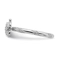 thumbnail image 3 of Stackable Expressions Sterling Silver Diamond Turtle Ring, 3 of 8