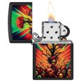 thumbnail image 3 of Zippo Abstract Zombie Black Matte Pocket Lighter, 3 of 6