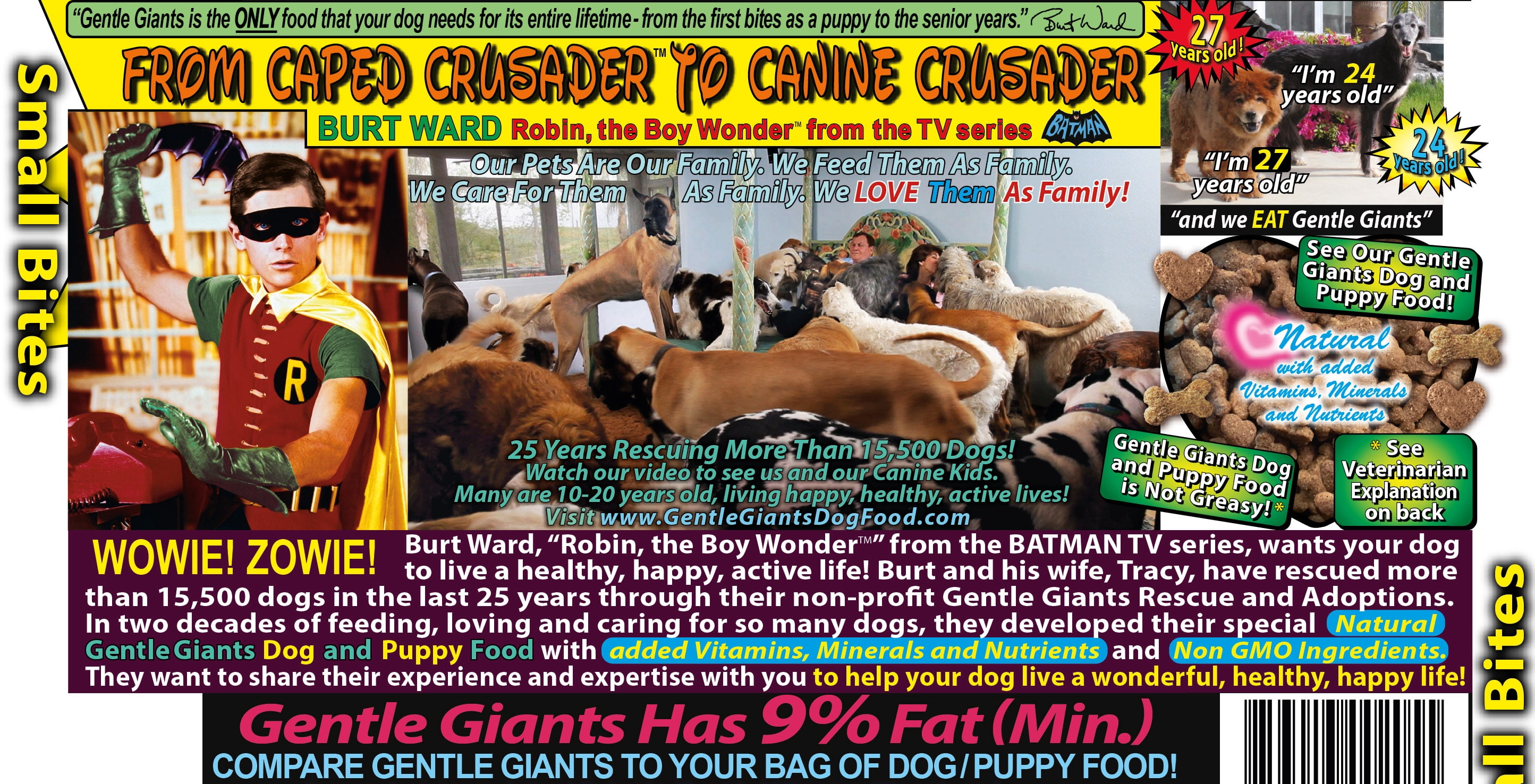 Gentle Giants Chicken Flavor Dry Dog Food, 3.5 Lb