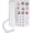 White, variant on Corded Landline Phone with Caller ID, Landline Phones for Home Office, Speaker Phone with Redial, Speed Dial, Caller Indicator Light Feature, Telephone Landline Phones Adjustable Ringer: High/Low/Off