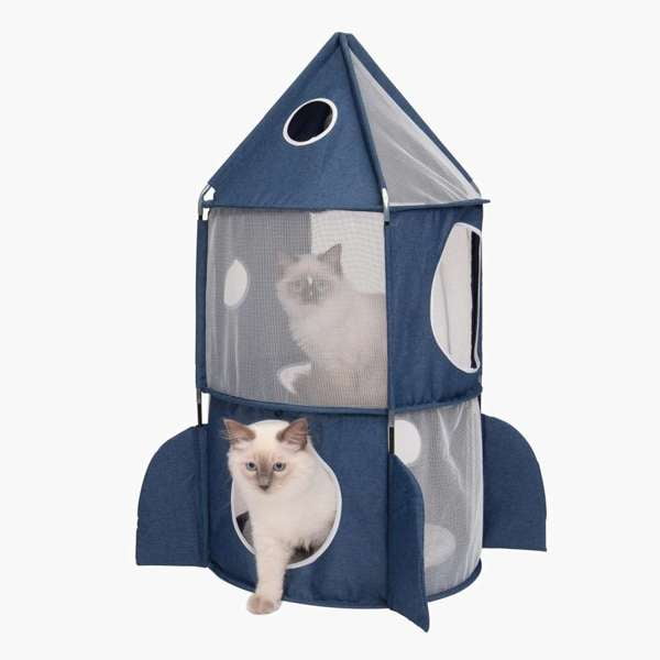 Catit Vesper Cat Rocket, Blue, Catit Vesper Rocket